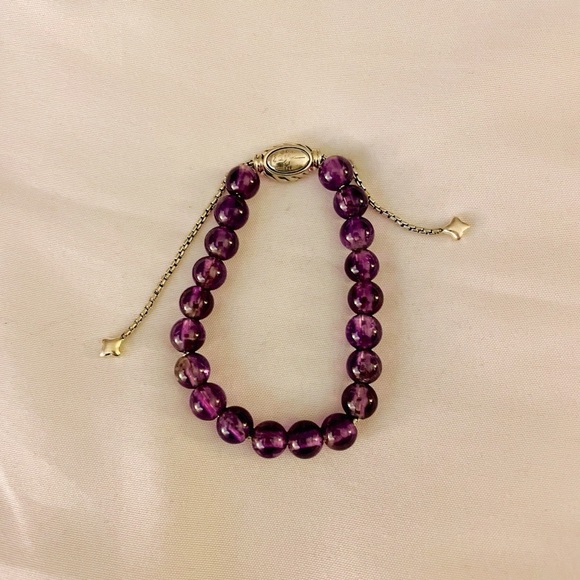 David Yurman Anethyst Spiritual Bead Bracelet